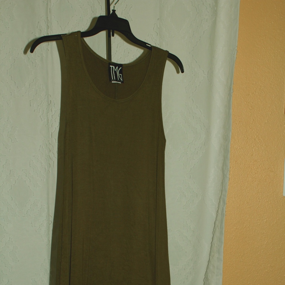 TMG Tank Dress Olive